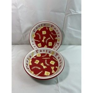Set‎ Of 2 Certified International Pasta Bowls 9 1/4”